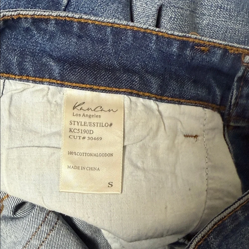 KanCan Denim Button-Up Skirt Size Small